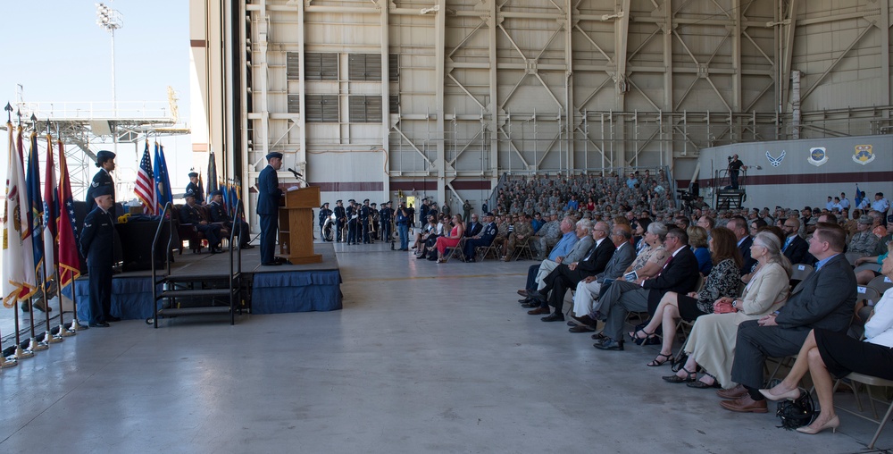 60 AMW Change of Command Ceremony, July 10, 2018