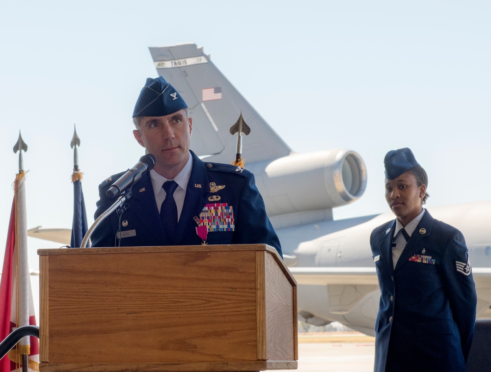 60 AMW Change of Command Ceremony, July 10, 2018