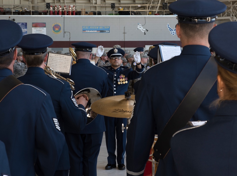 60 AMW Change of Command Ceremony, July 10, 2018