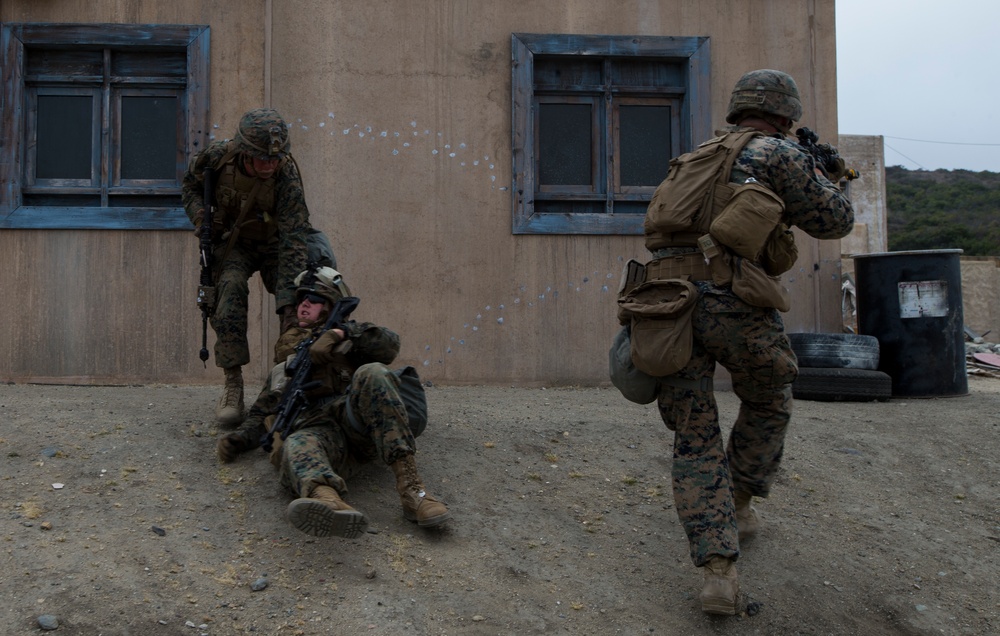 U.S. Marines take on Infantry Immersion Trainer during RIMPAC