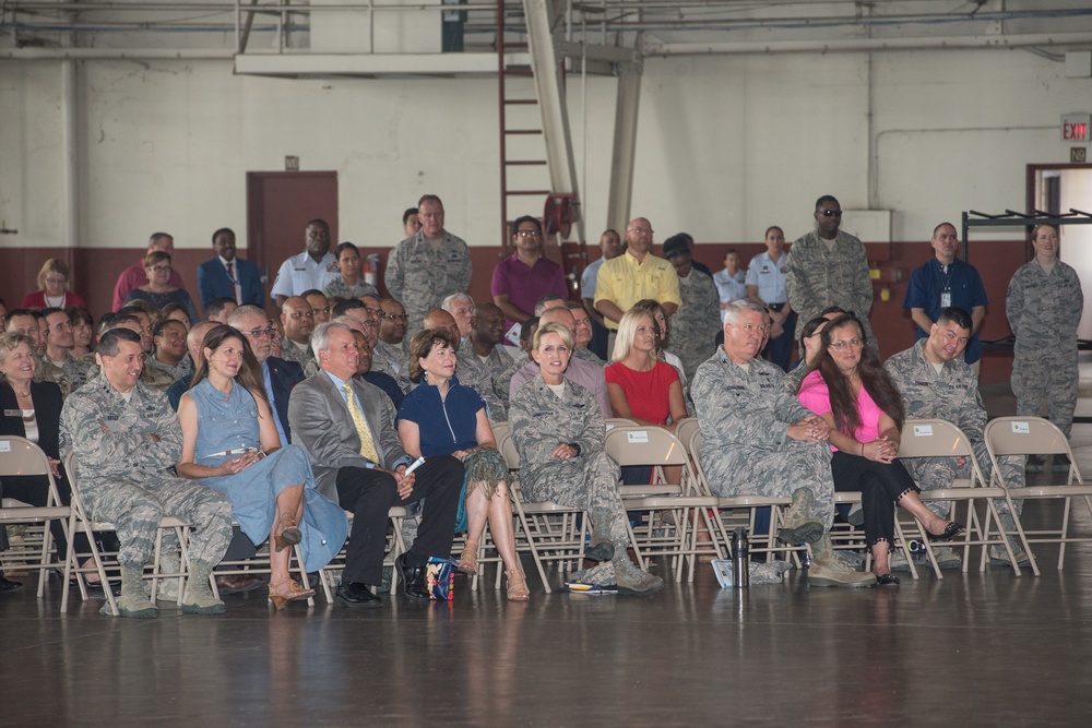 37th TRW Change of Command