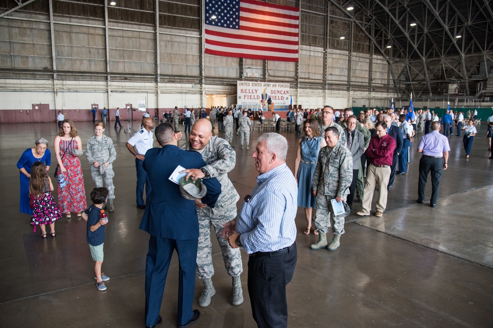 37th TRW Change of Command