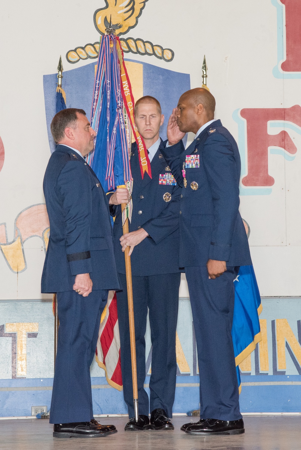 37th TRW Change of Command