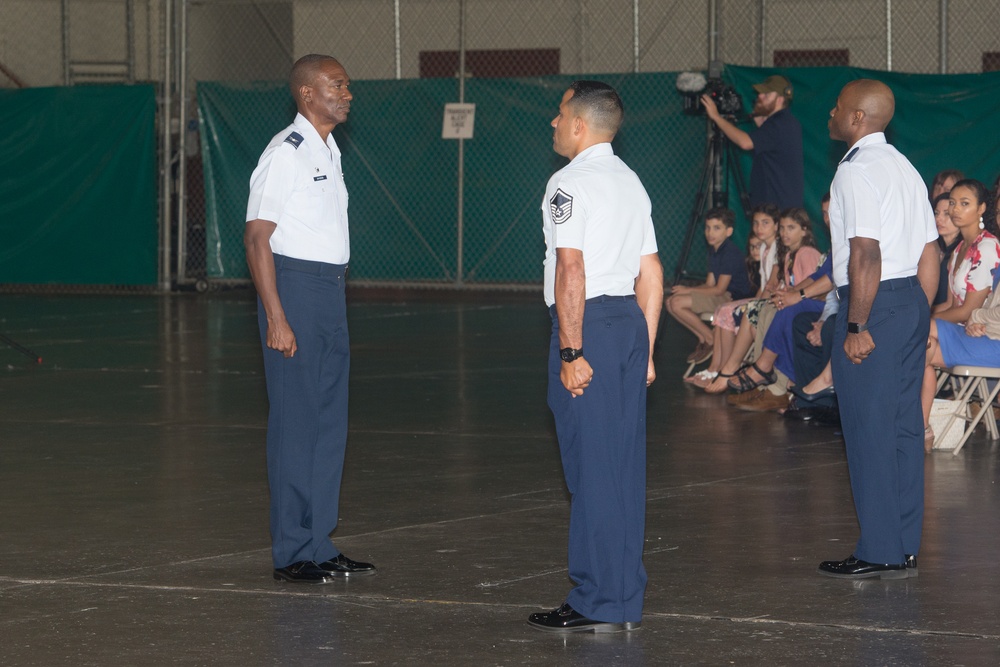 37th TRW Change of Command