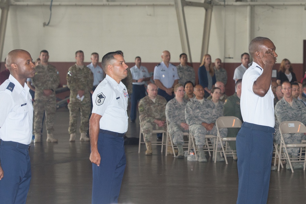 37th TRW Change of Command