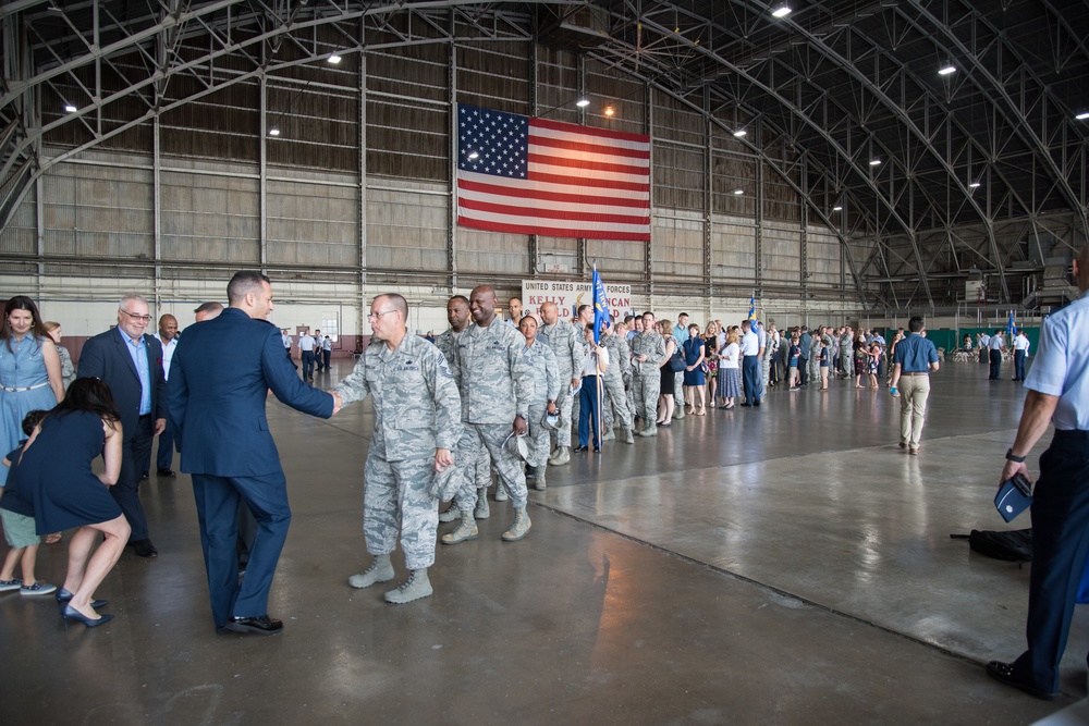 37th TRW Change of Command