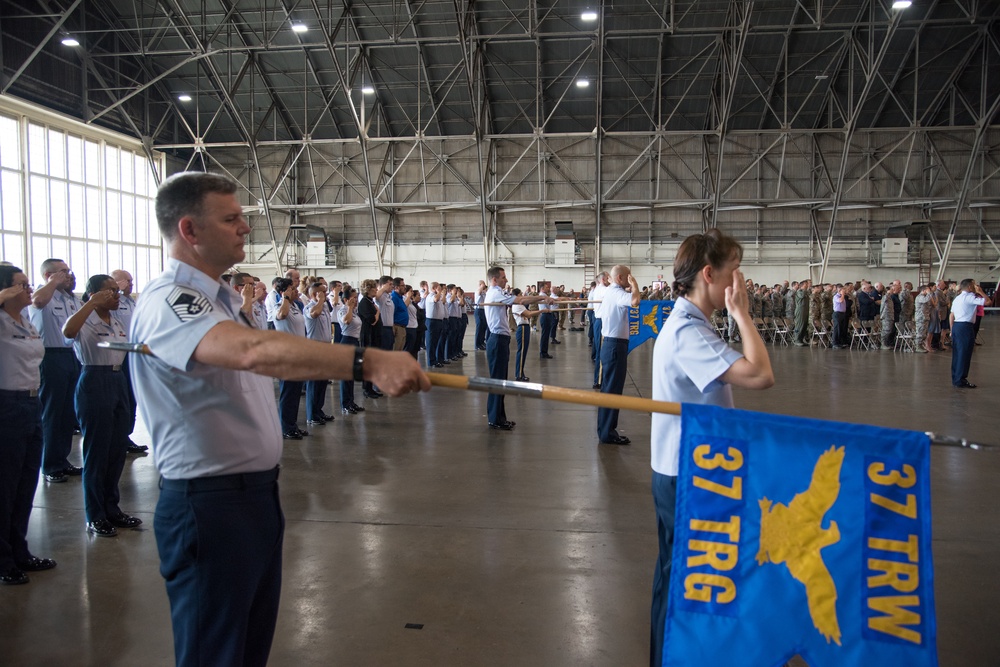 37th TRW Change of Command