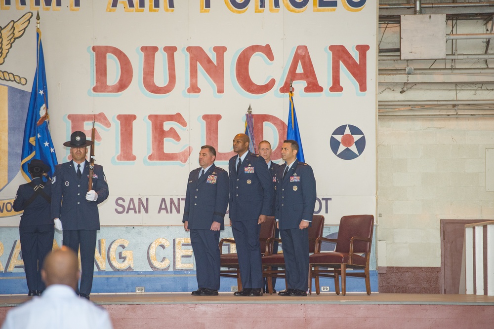 37th TRW Change of Command