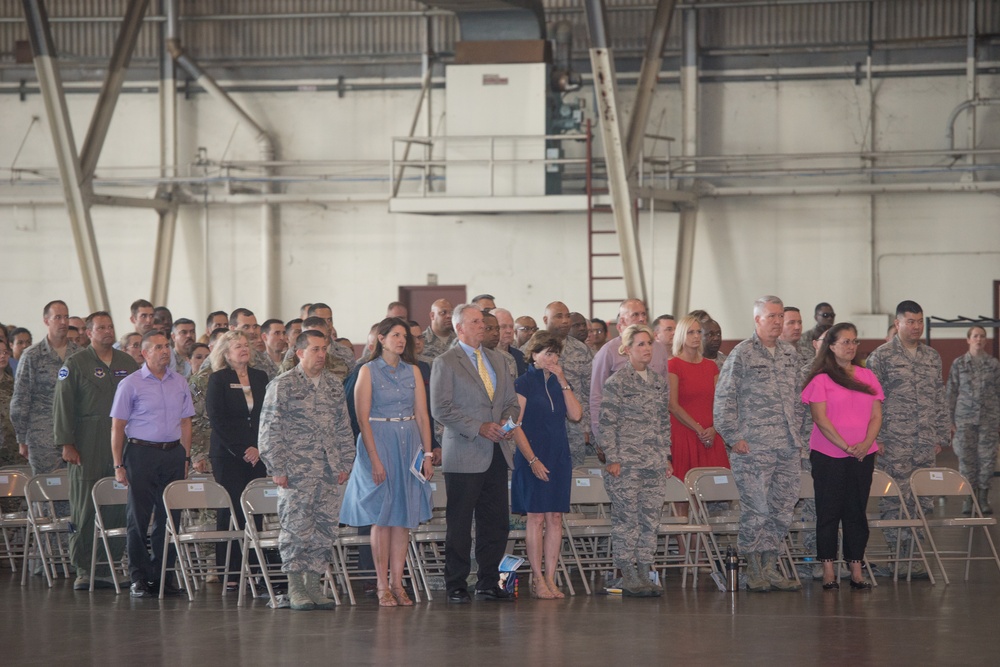 37th TRW Change of Command