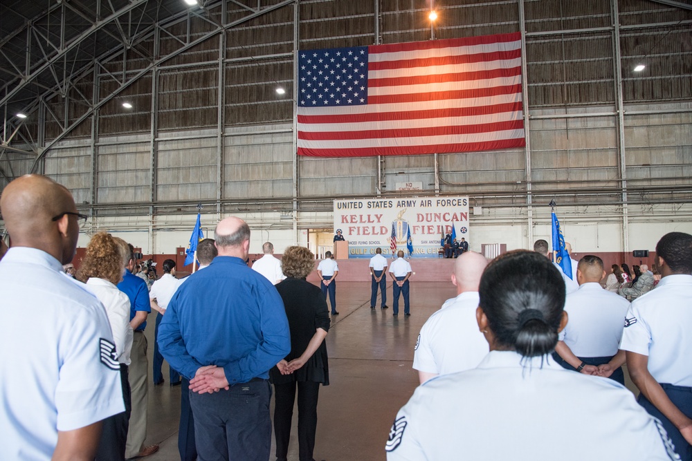 37th TRW Change of Command