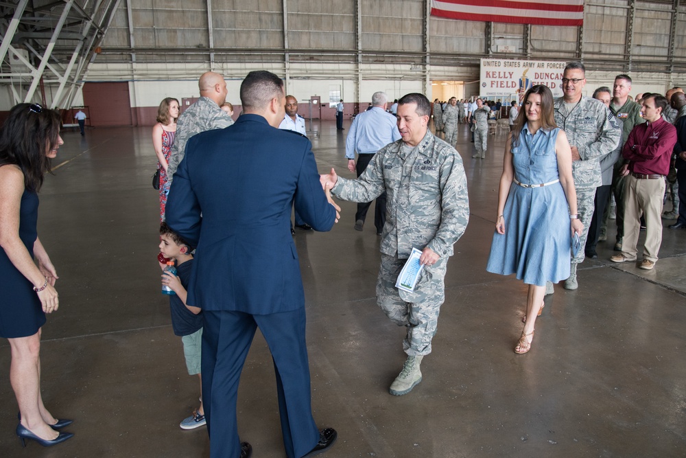 37th TRW Change of Command