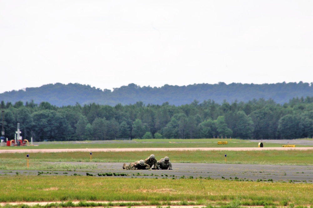 Sling-load training with 89B Ammunition Supply Course at Fort McCoy