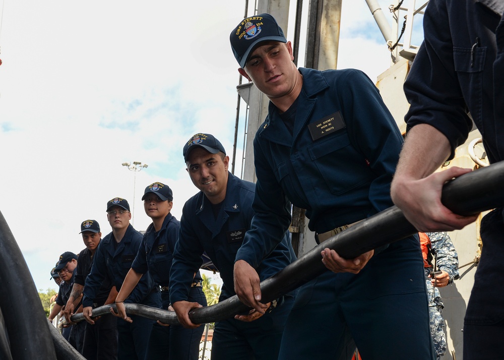 USS Sterett Prepares for At-Sea Phase of RIMPAC
