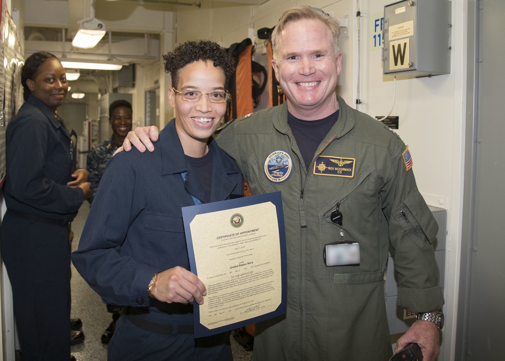 USS Gerald R. Ford Meritorious Advancement