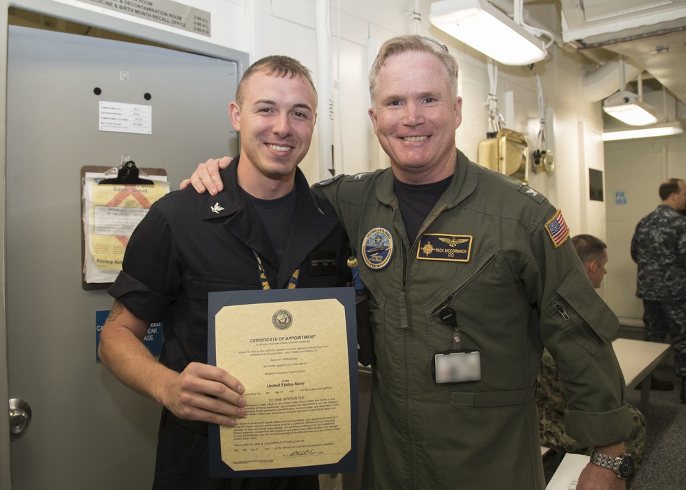 USS Gerald R. Ford Meritorious Advancement