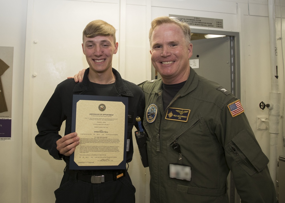 USS Gerald R. Ford Meritorious Advancement