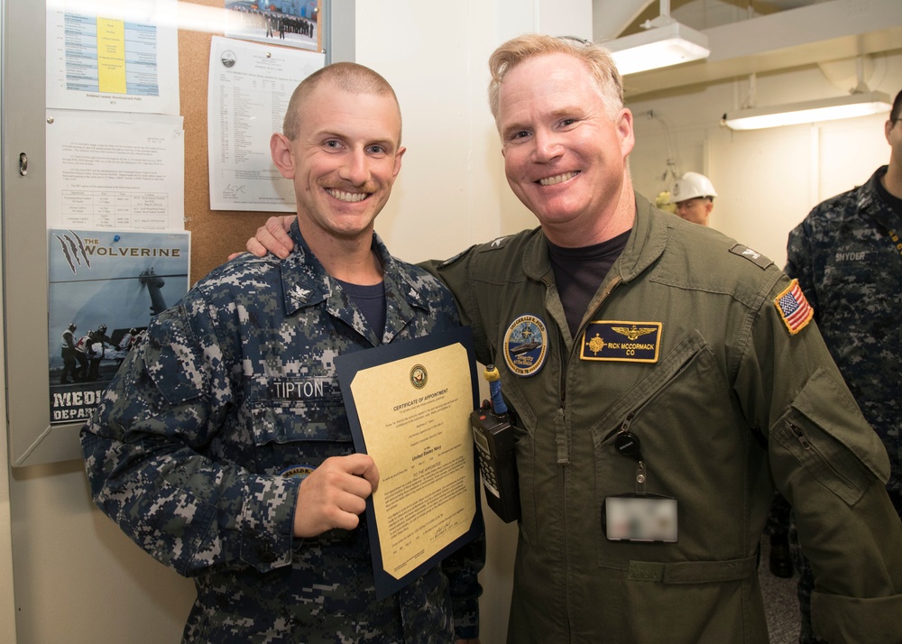 USS Gerald R. Ford Meritorious Advancement