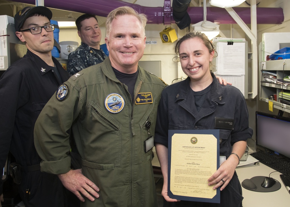 USS Gerald R. Ford Meritorious Advancement