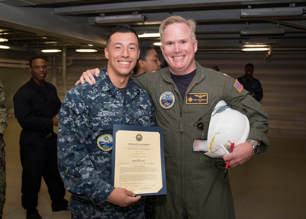 USS Gerald R. Ford Meritorious Advancement