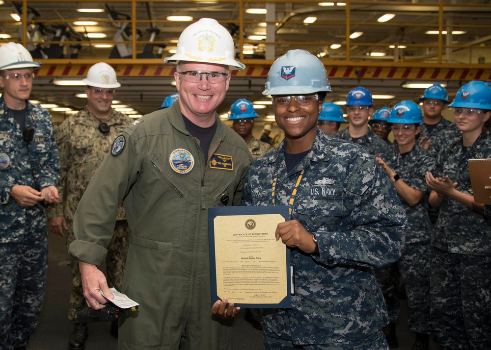 USS Gerald R. Ford Meritorious Advancement