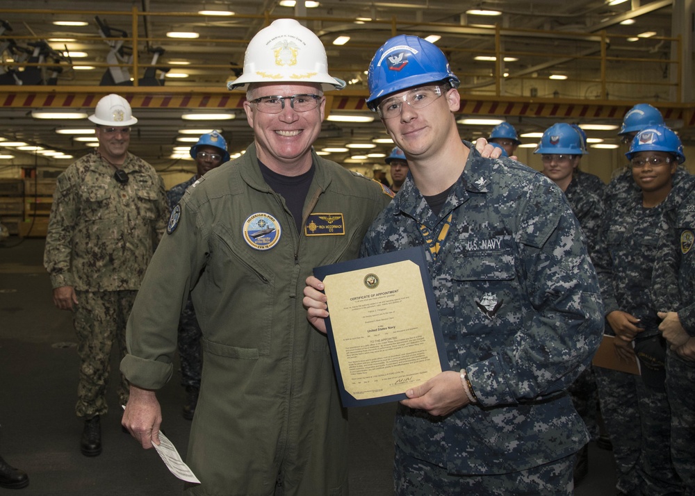 USS Gerald R. Ford Meritorious Advancement