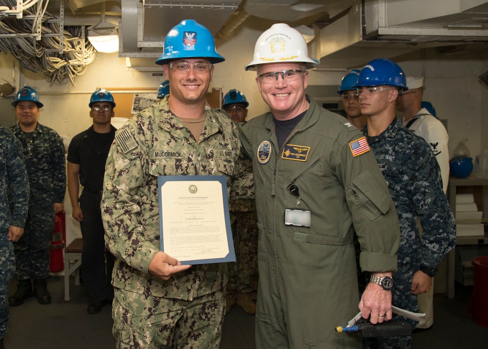 USS Gerald R. Ford Meritorious Advancement