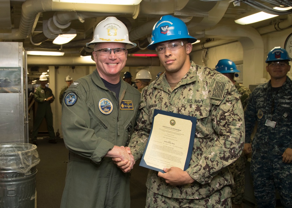 USS Gerald R. Ford Meritorious Advancement