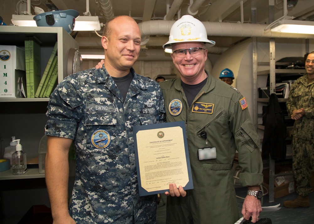 USS Gerald R. Ford Meritorious Advancement