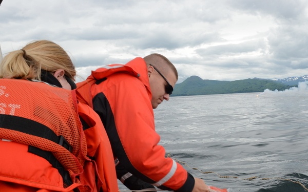 Coast Guard ANT Team conducts drop training with Air Station HC-130 Hercules aircrew