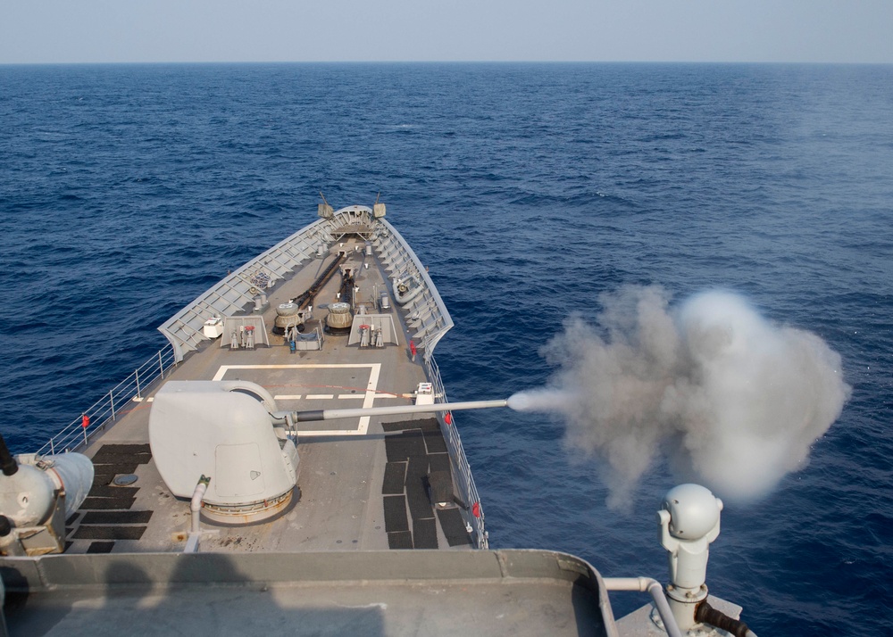 USS Lake Champlain Live Fire RIMPAC 2018