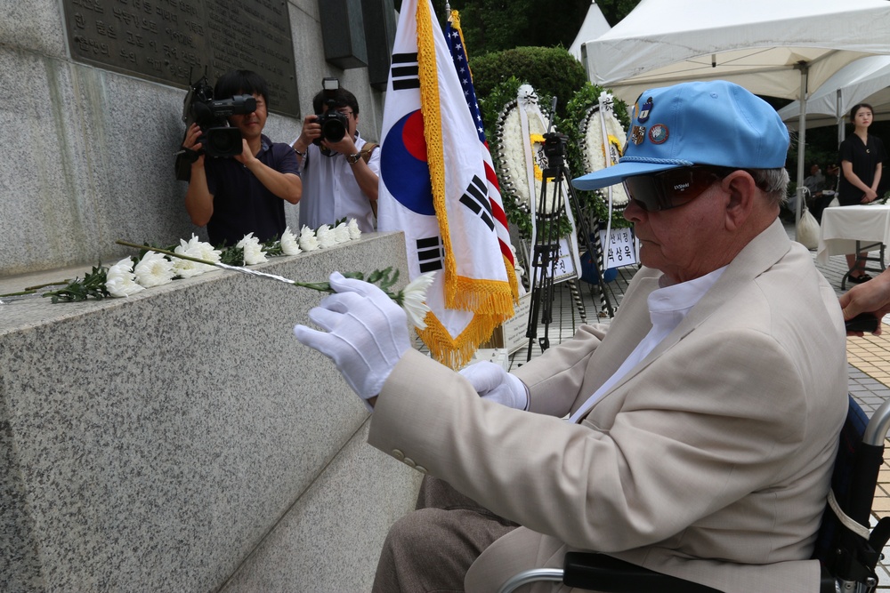 Veterans reflect on first battle of Korean War; receive honors from city they protected