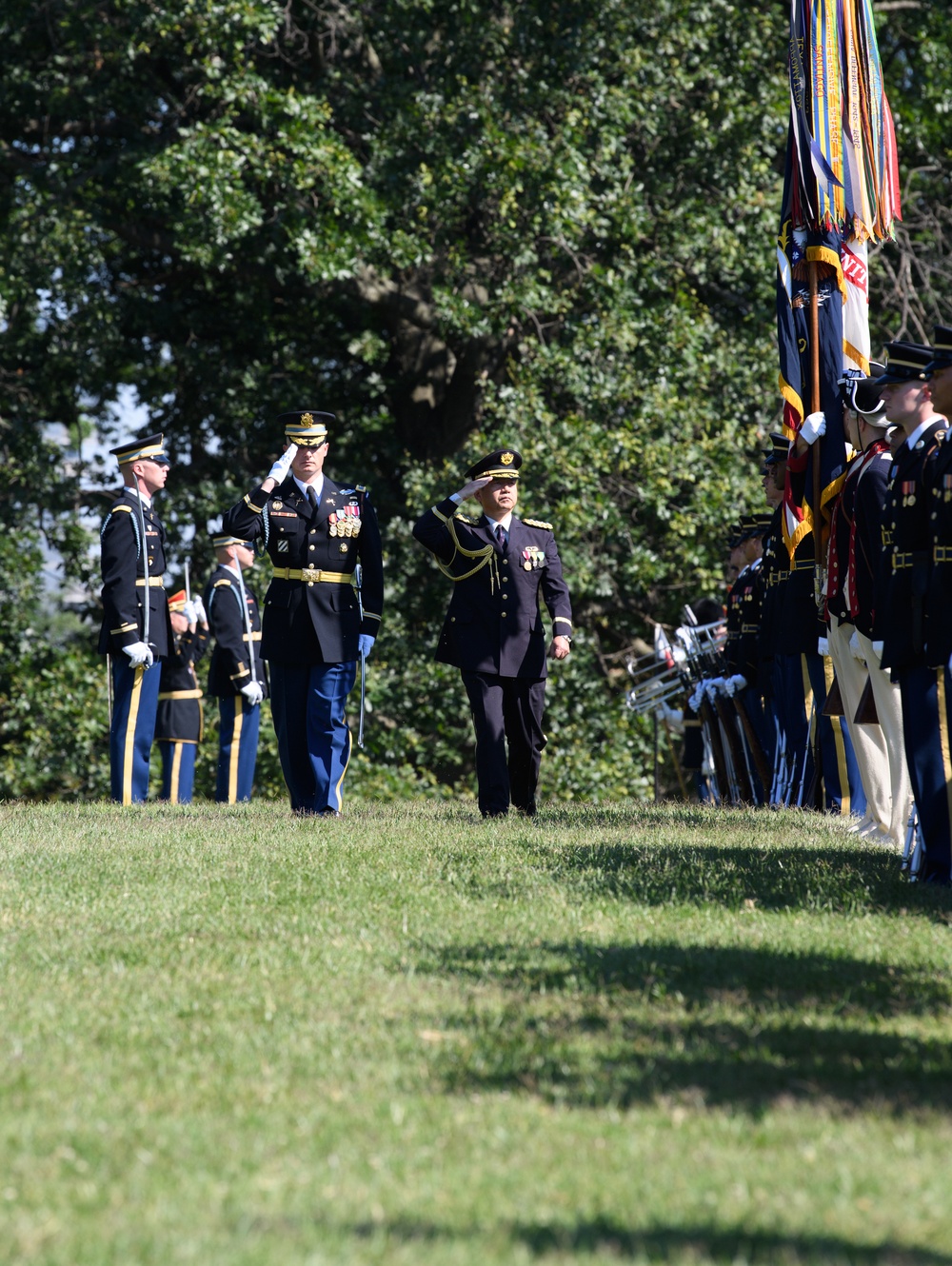 Army Full Honor Arrival Ceremony in honor of General Yamazaki