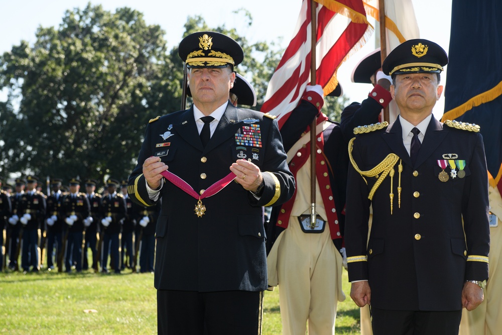 Army Full Honor Arrival Ceremony in honor of General Yamazaki