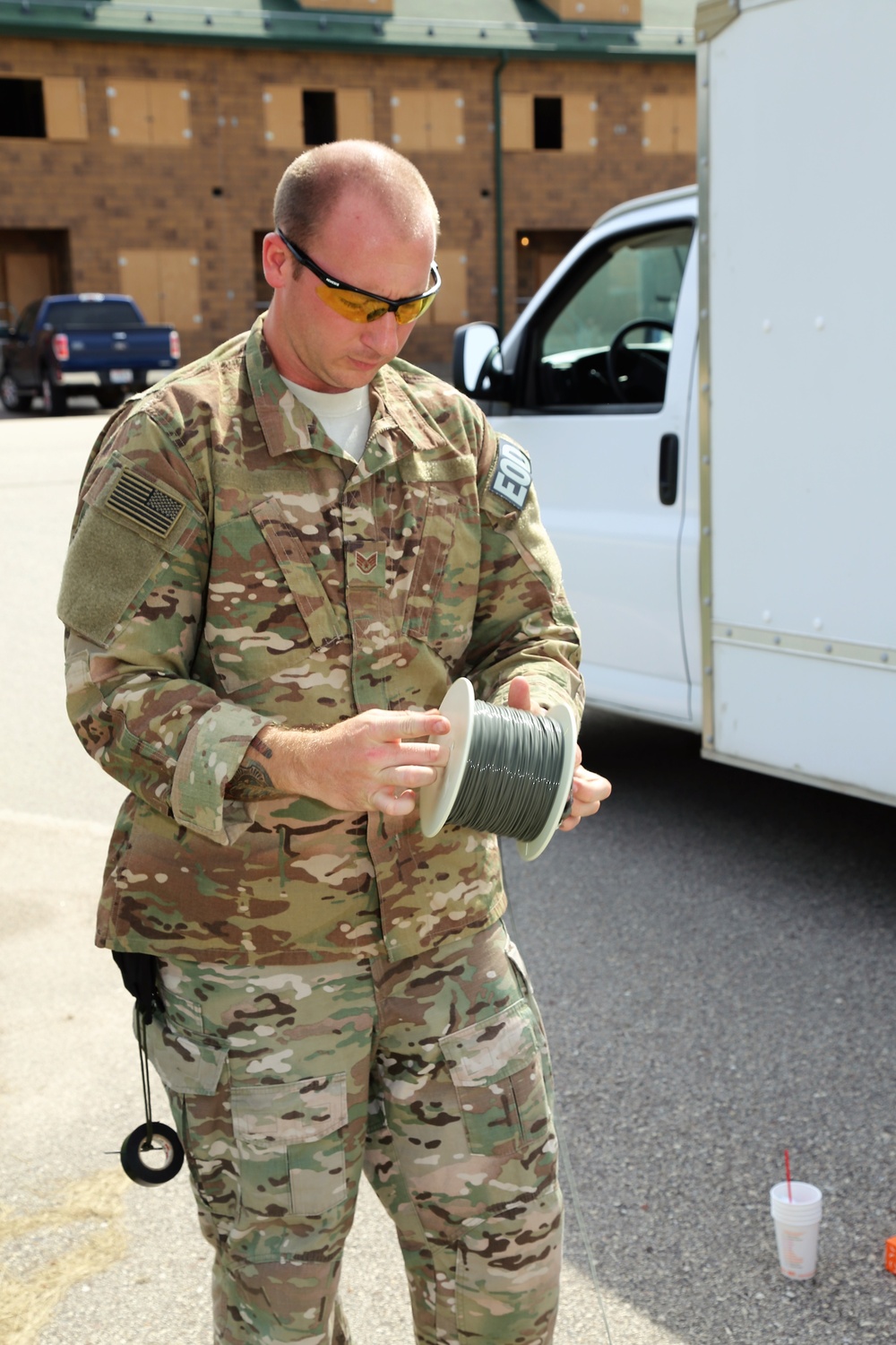 EOD Airmen train at Fort McCoy for Exercise Audacious Warrior 2018