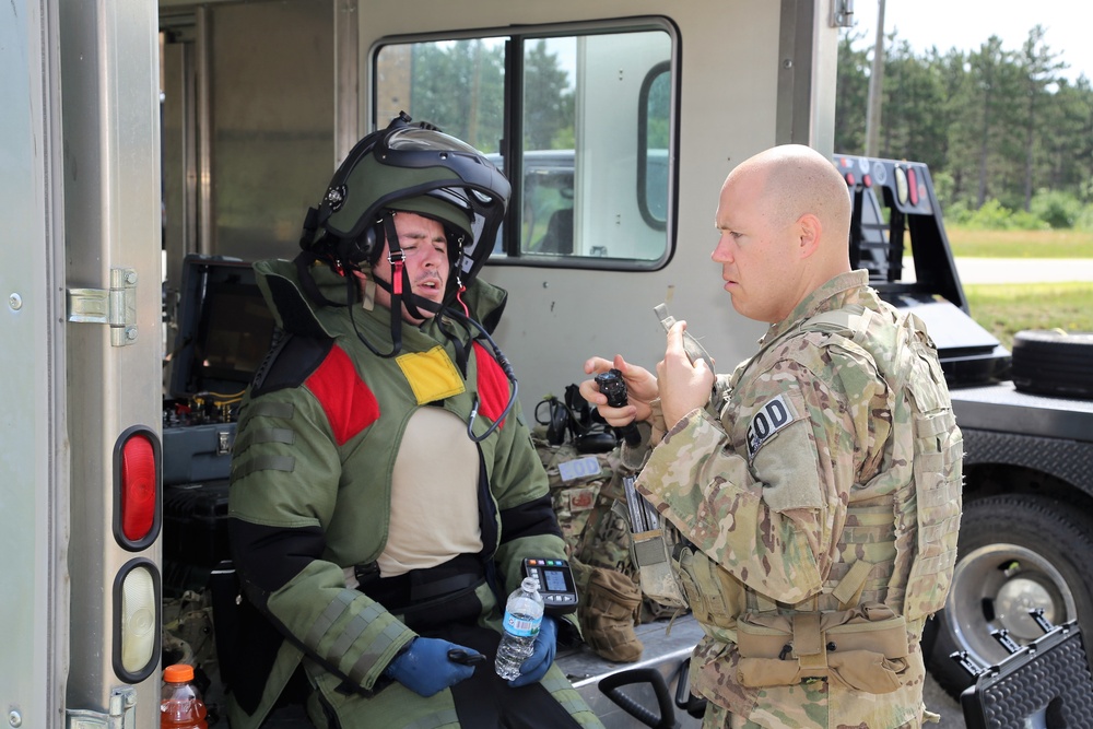 EOD Airmen train at Fort McCoy for Exercise Audacious Warrior 2018