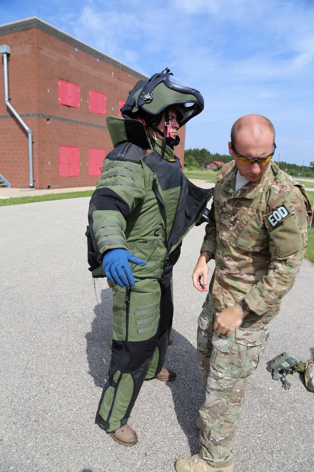 EOD Airmen train at Fort McCoy for Exercise Audacious Warrior 2018