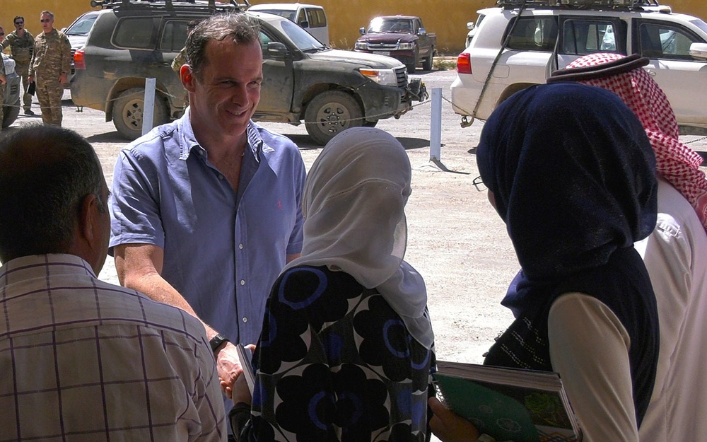 SPECIAL ENVOY BRETT MCGURK VISITS RAQQA