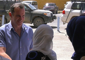 SPECIAL ENVOY BRETT MCGURK VISITS RAQQA