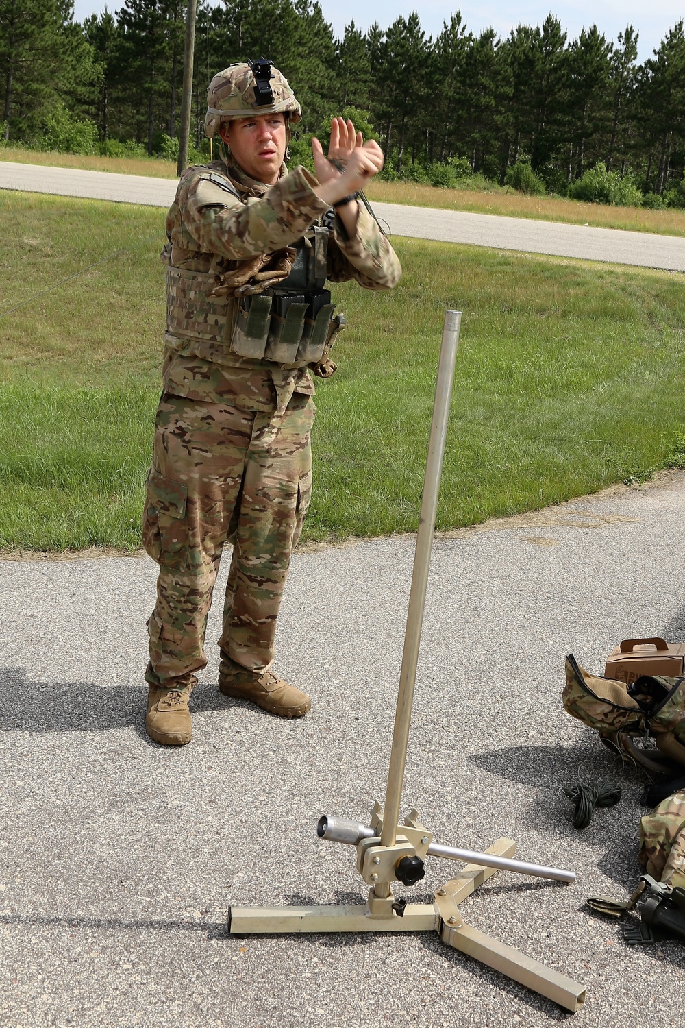 EOD Airmen train at Fort McCoy for Exercise Audacious Warrior 2018