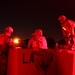 Task Force Ultimate range safety officers engage targets at night