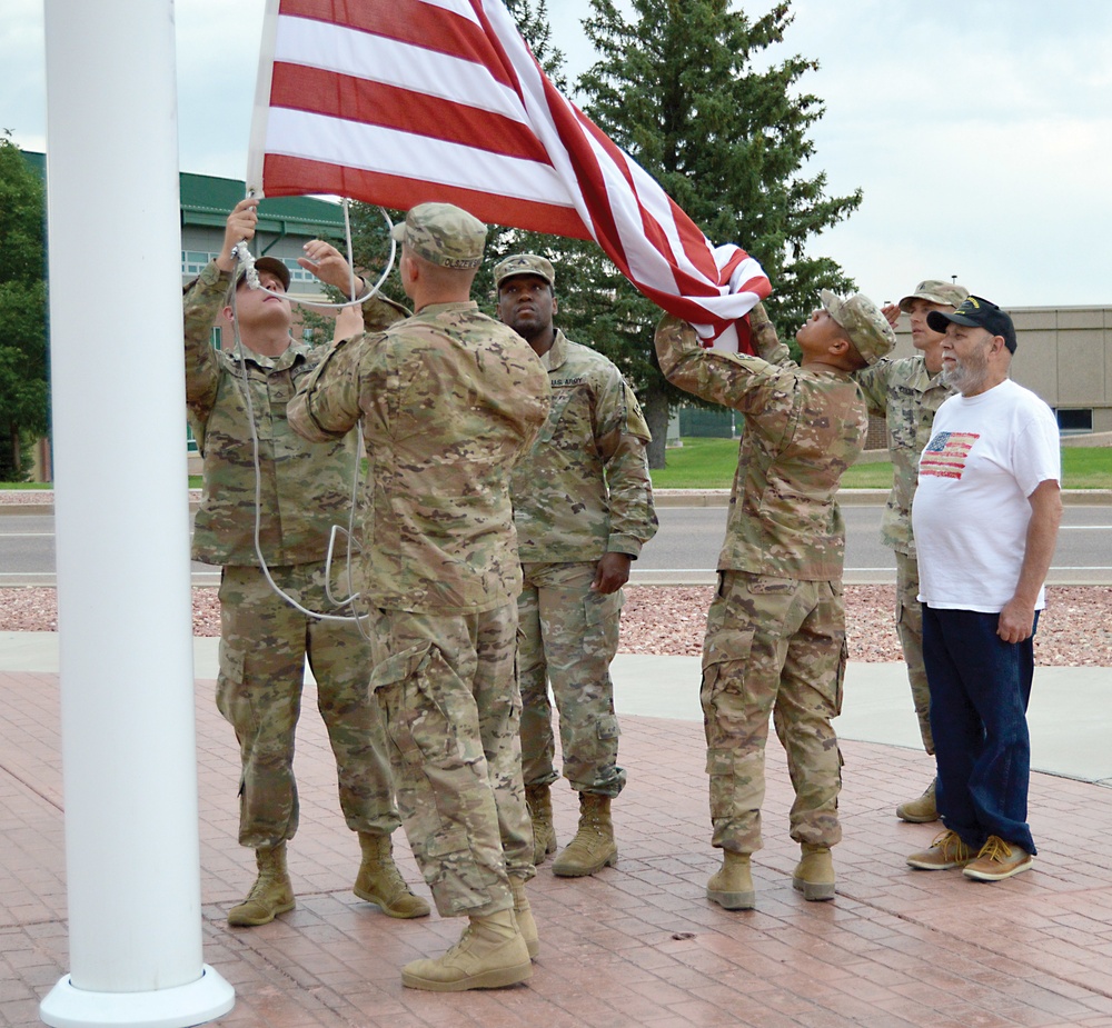 Retreat ceremony: Highlight for Vietnam veteran