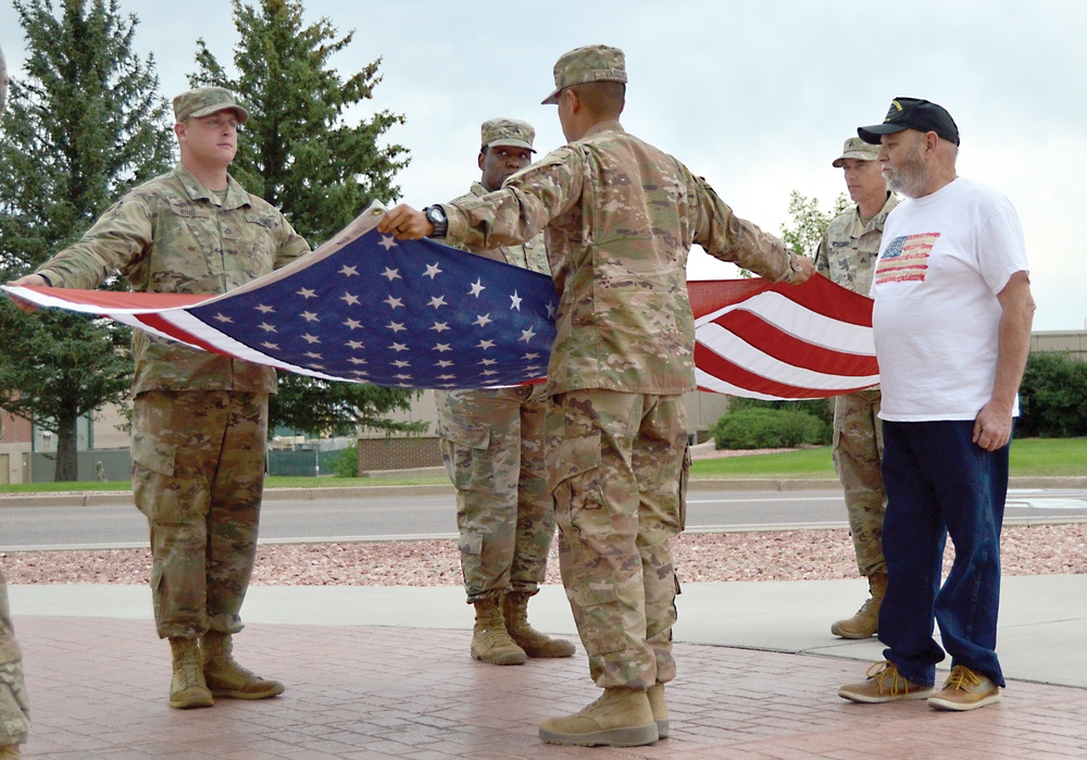 Retreat ceremony: Highlight for Vietnam veteran