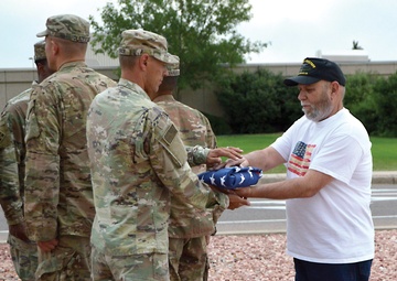 Retreat ceremony: Highlight for Vietnam veteran