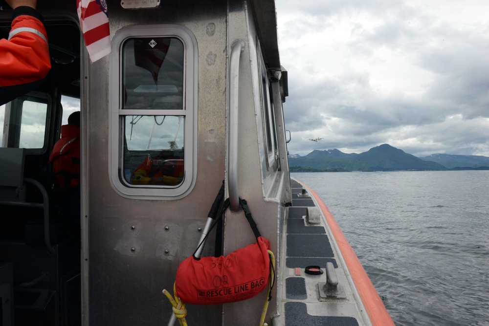 Coast Guard ANT Team prepares to conduct drop training with HC-130 Hercules aircrew