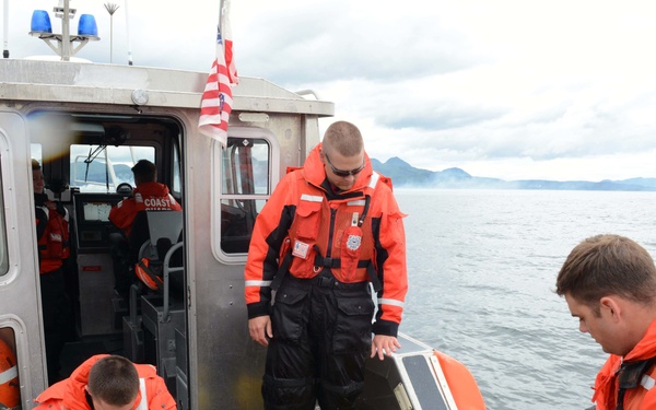 Coast Guard ANT Team conducts drop training with HC-130 Hercules aircrew