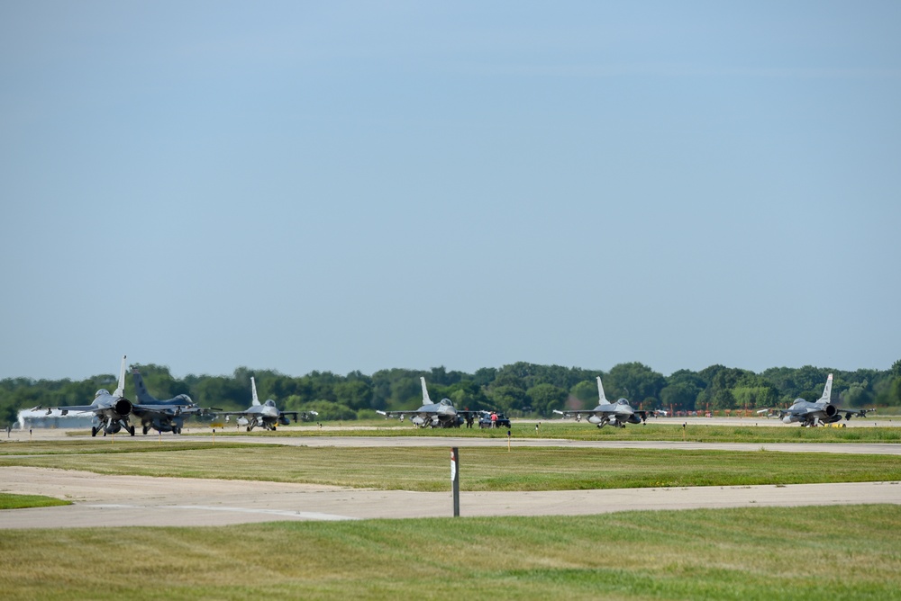 High school aged students experience career opportunities in the Wisconsin Air National Guard