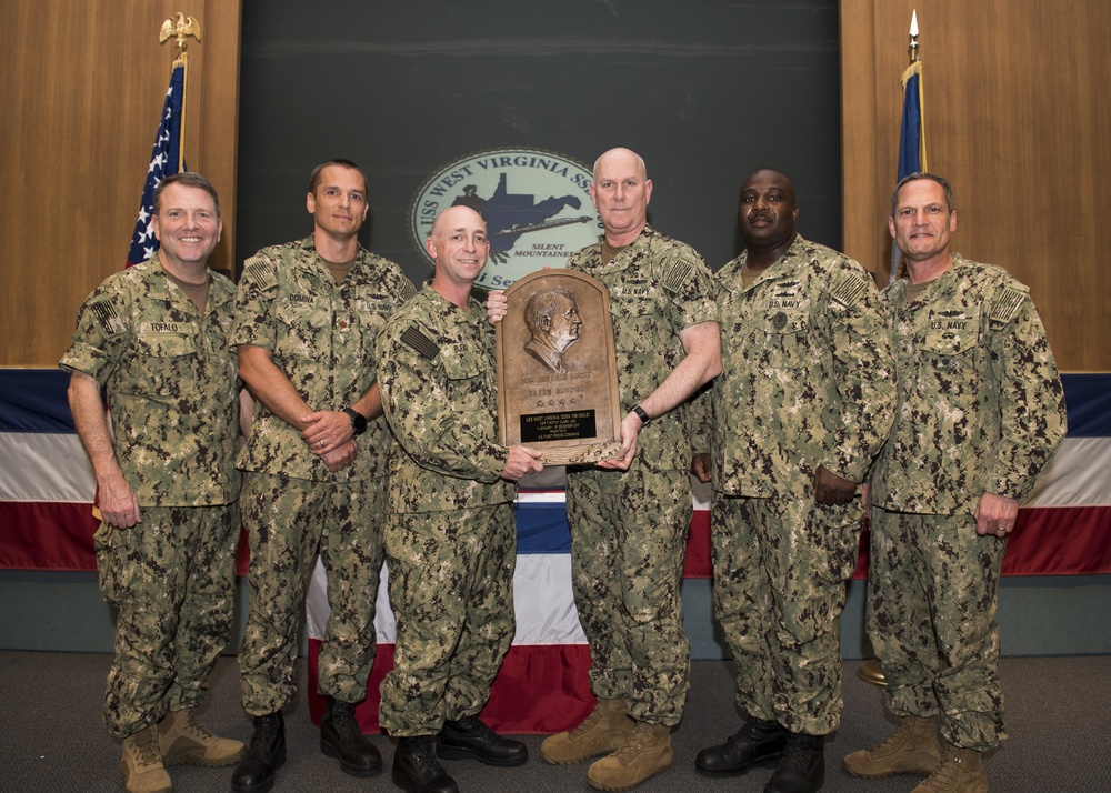 USS West Virginia (SSBN 736)(Gold) wins Arleigh Burke Fleet Trophy