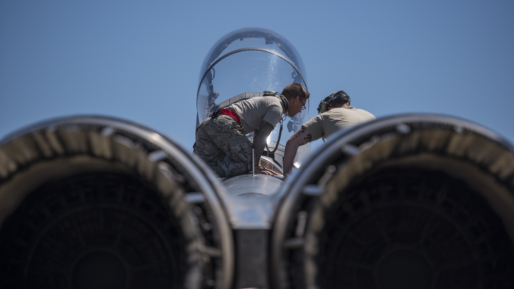 Adaptive Basing trial for 366th Fighter Wing at nearby Gowen Field