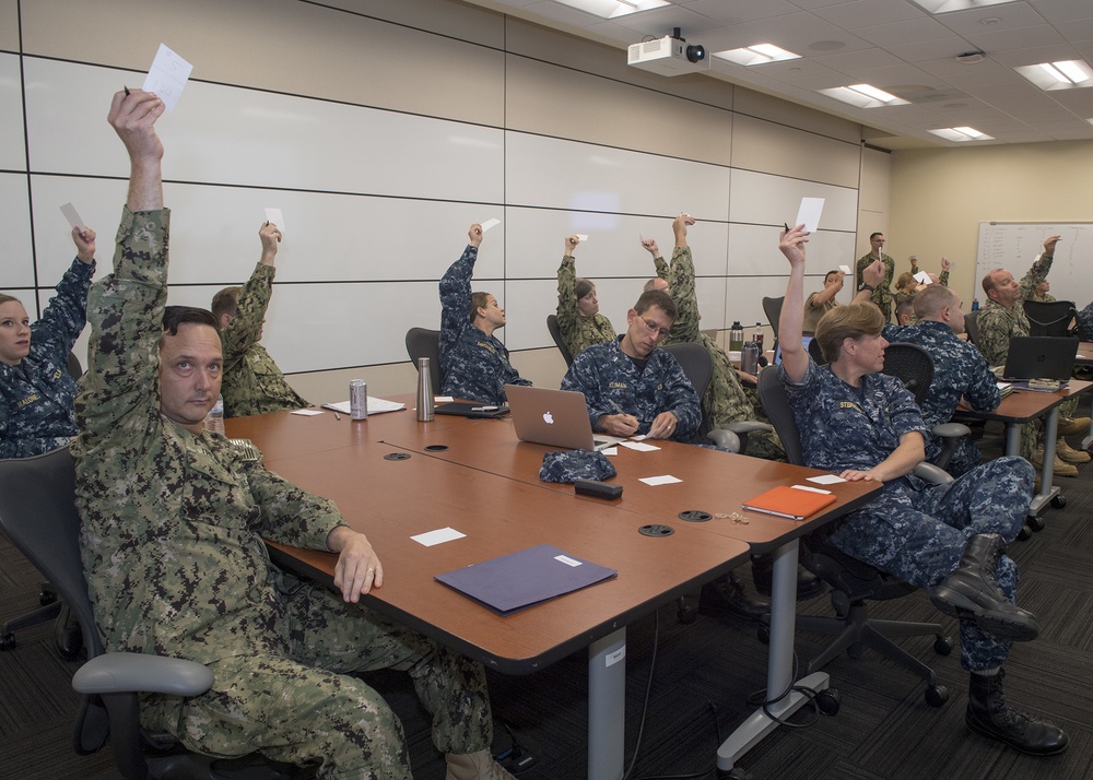 Naval Officers Train to Fight