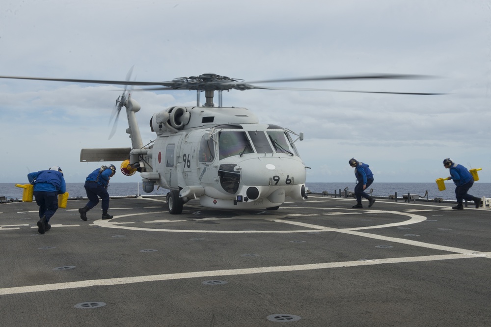 USCGC Bertholf (WMSL 750) welcomes Japan Maritime Self-Defense Force crew USCGC Bertholf (WMSL 750) welcomes Japan Maritime Self-Defense Force crew